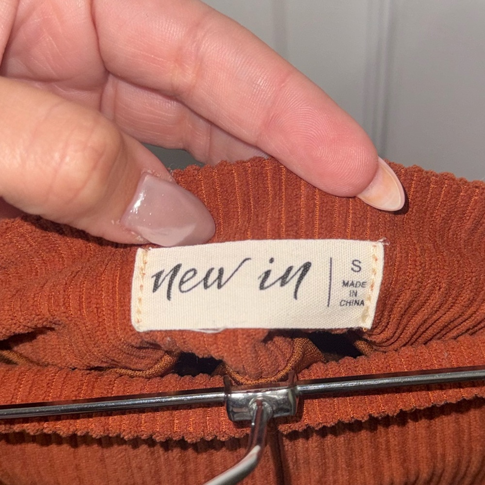 Burnt Orange Skirt by New In - Picture 4 of 5